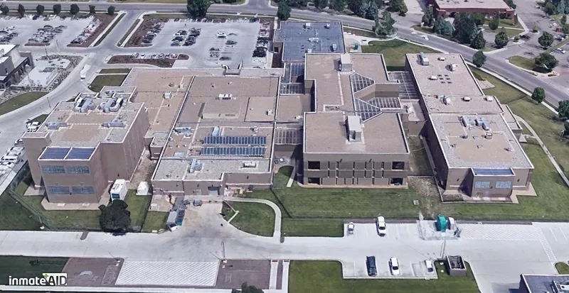 Aerial photo of Larimer County Detention Center.